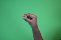 Closed G- Index finger and thumb touching